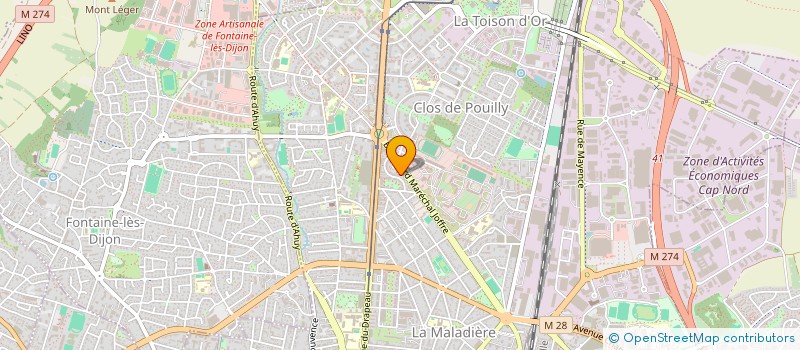 localisation de l'entreprise MONSIEUR EL MAHJOUB EL HOUSSAINI  DIJON