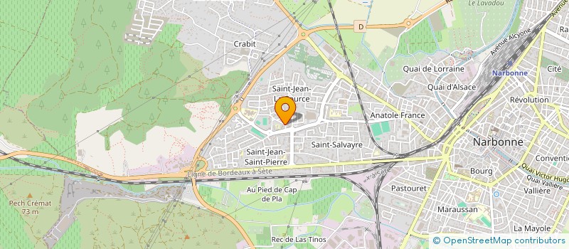 localisation de l'entreprise MONSIEUR EL MAKI AZZAHAFI  NARBONNE