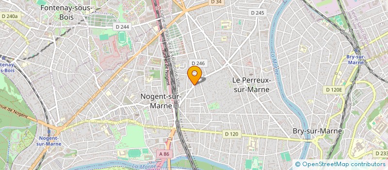 localisation de l'entreprise MONSIEUR EL MARIAMI NAFIA  LE PERREUX-SUR-MARNE