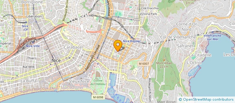localisation de l'entreprise MONSIEUR EL MEHDI CHAOUKI à NICE
