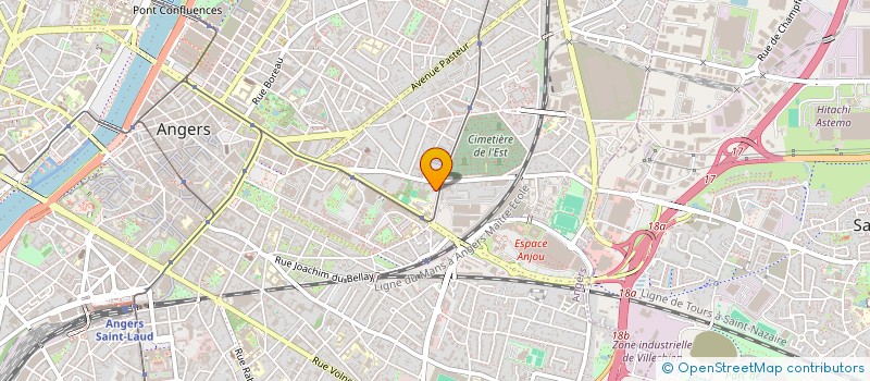 localisation de l'entreprise MONSIEUR EL MEHDI EL OUARGA à ANGERS