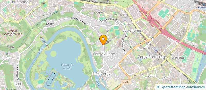 localisation de l'entreprise MONSIEUR EL MEHDI EN-NACIRI  CERGY