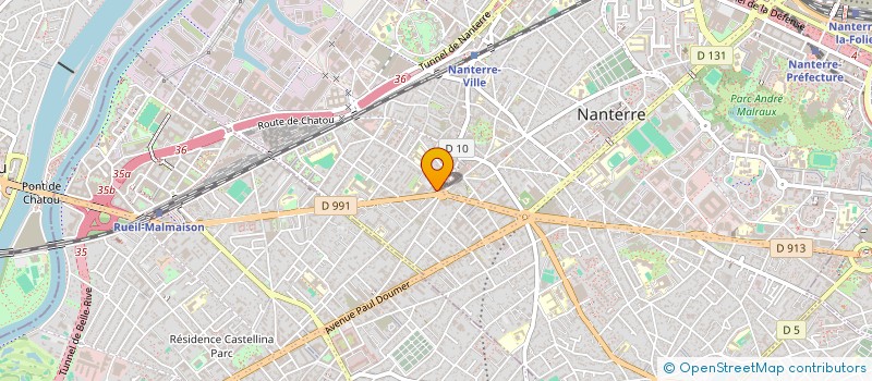 localisation de l'entreprise MONSIEUR EL MEHDI SAAD à NANTERRE