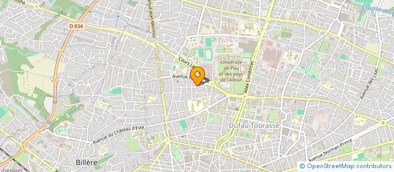 localisation de l'entreprise MONSIEUR EL MEKI ENNASR RAFIKI à PAU