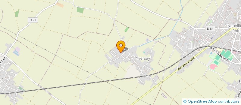 localisation de l'entreprise MONSIEUR EL MEKI TOUDANI  YVERSAY