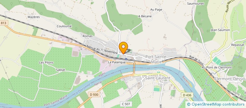 localisation de l'entreprise MONSIEUR EL MFEDDAL EL ALLALY  PORT-SAINTE-MARIE