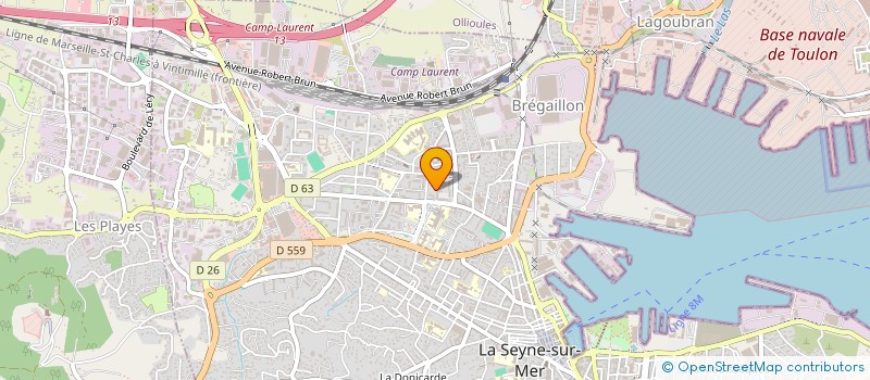 localisation de l'entreprise MONSIEUR EL MILOUD AMRANI  LA SEYNE-SUR-MER