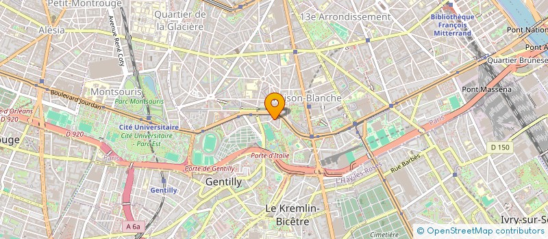 localisation de l'entreprise MONSIEUR EL MILOUDI AZZI  PARIS 13