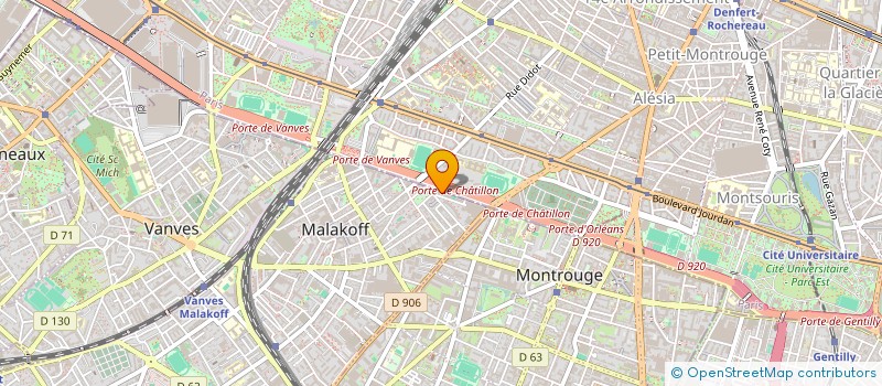 localisation de l'entreprise MONSIEUR EL MOKHTAR GUEDIRA  MALAKOFF