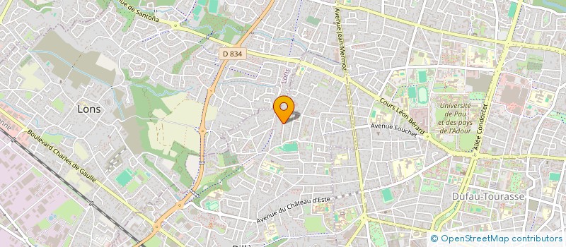 localisation de l'entreprise MONSIEUR EL MOKHTAR HAMAIDOU  BILLERE