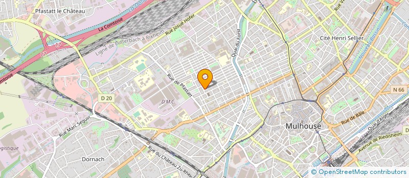 localisation de l'entreprise MONSIEUR EL MOSTAFA AISSAR  MULHOUSE