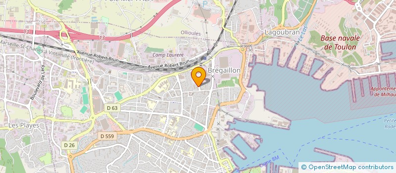 localisation de l'entreprise MONSIEUR EL MOSTAFA AKRACHE  LA SEYNE-SUR-MER