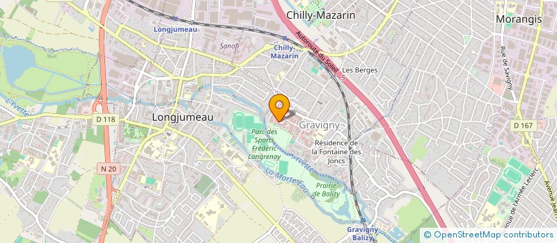 localisation de l'entreprise MONSIEUR EL MOSTAFA BAHAFID à CHILLY-MAZARIN