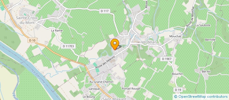 localisation de l'entreprise MONSIEUR EL MOSTAFA EL QUENOUNI  VERDELAIS