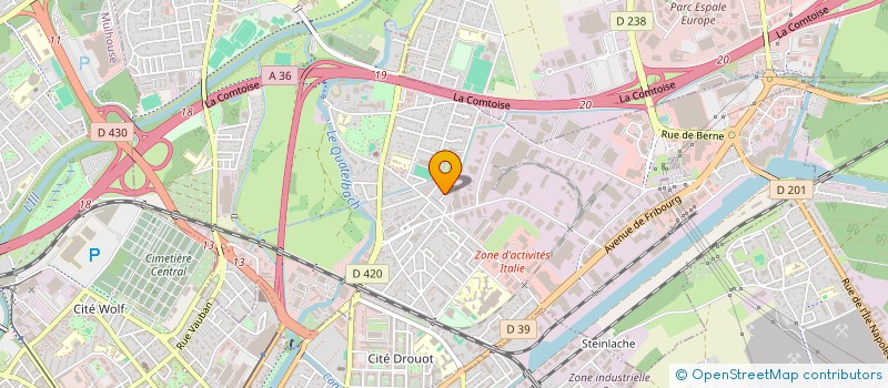 localisation de l'entreprise MONSIEUR EL MOSTAFA GDANI  ILLZACH