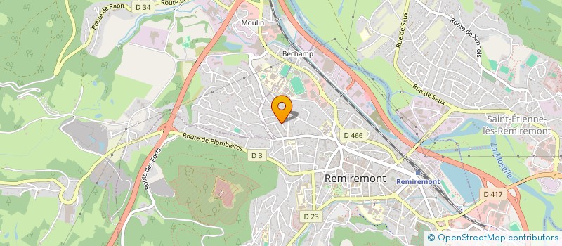 localisation de l'entreprise MONSIEUR EL MOSTAFA GOURAI  REMIREMONT