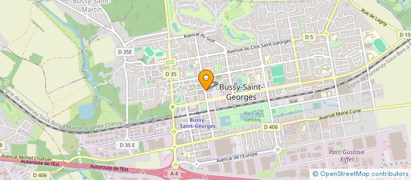 localisation de l'entreprise MONSIEUR EL MOSTAFA MAHJOUBI  BUSSY-SAINT-GEORGES