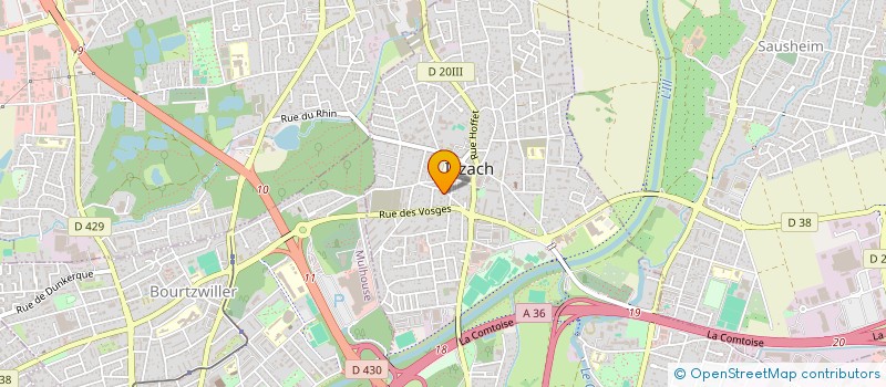 localisation de l'entreprise MONSIEUR EL MOSTAFA MAZOUARI  ILLZACH