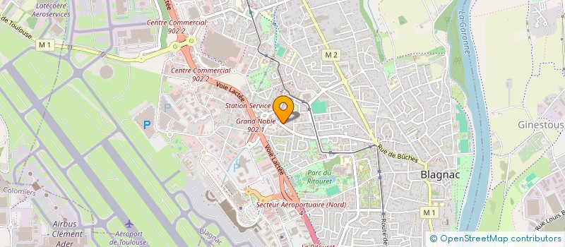 localisation de l'entreprise MONSIEUR EL MOSTAFA ROUISSI  BLAGNAC