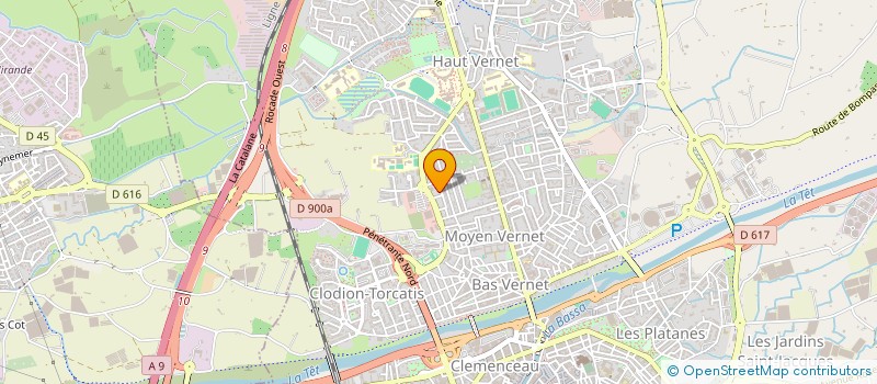 localisation de l'entreprise MONSIEUR EL MOSTAPHA DIRA  PERPIGNAN