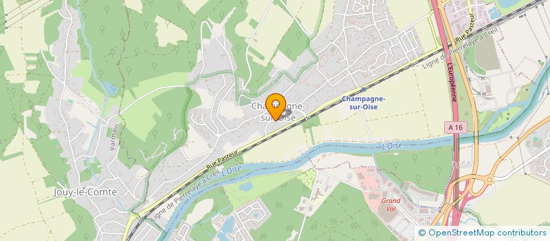 localisation de l'entreprise MONSIEUR EL MOSTAPHA MOUMEN  CHAMPAGNE-SUR-OISE