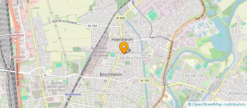 localisation de l'entreprise MONSIEUR EL MOTAOUKIL AINOUSS  BISCHHEIM