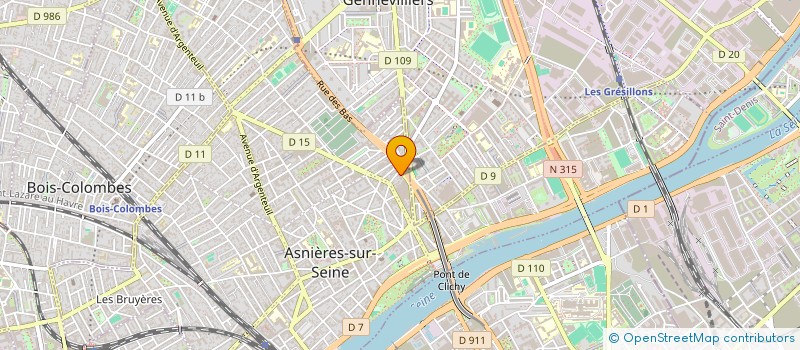 localisation de l'entreprise MONSIEUR EL MOUHDI  ASNIERES-SUR-SEINE