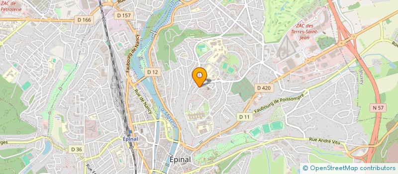 localisation de l'entreprise MONSIEUR EL MOULOUDI EZ ZAHRAOUI  EPINAL