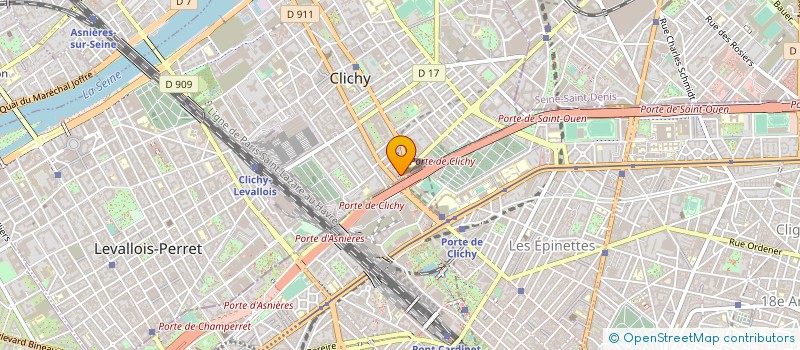 localisation de l'entreprise MONSIEUR EL MOUTAEOUIL à CLICHY