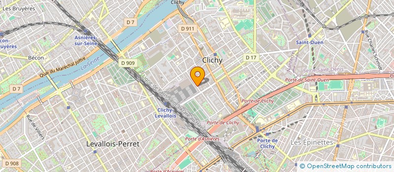 localisation de l'entreprise MONSIEUR EL MUSTAFA KODRY à CLICHY