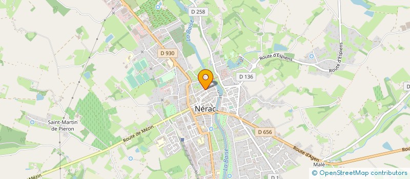 localisation de l'entreprise MONSIEUR EL MUSTAPHA AZARFANE  NERAC