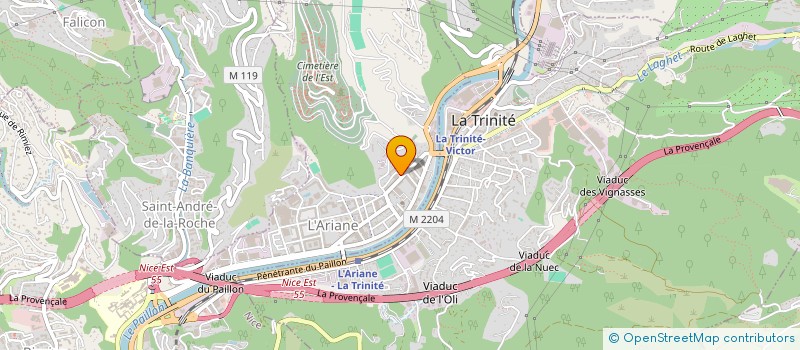 localisation de l'entreprise MONSIEUR EL MUSTAPHA ECH CHOAYEBY à NICE