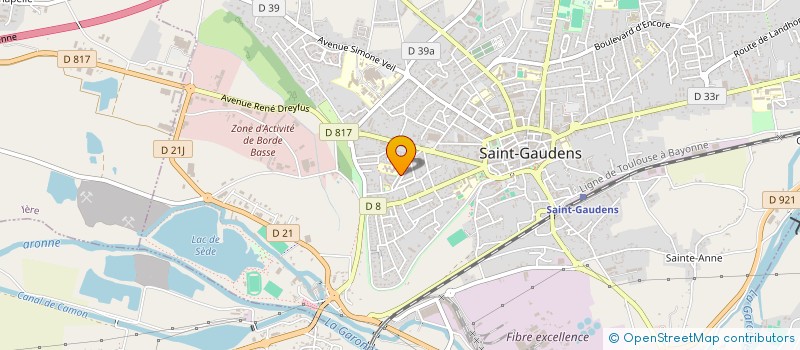 localisation de l'entreprise MONSIEUR EL MUSTAPHA HAMNICH à SAINT-GAUDENS
