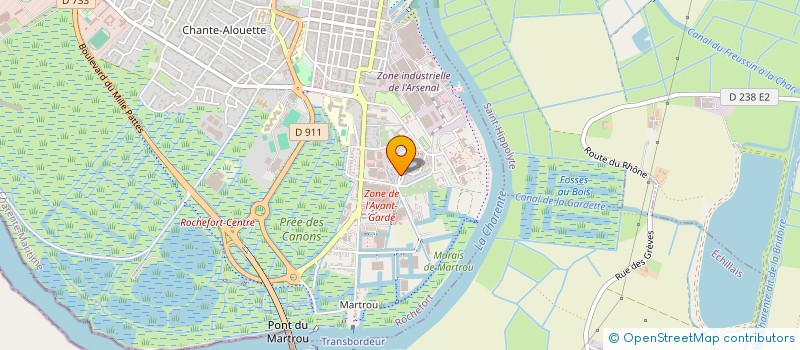 localisation de l'entreprise MONSIEUR EL MUSTAPHA MAHBOUB  ROCHEFORT