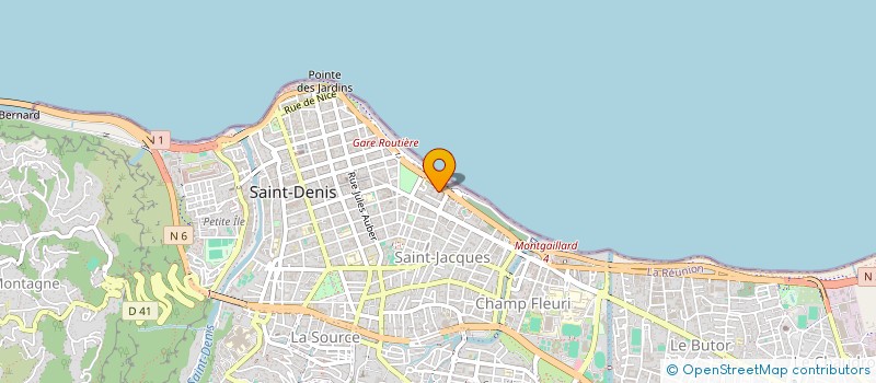 localisation de l'entreprise MONSIEUR EL-NAOUIR LOUTFI  SAINT-DENIS