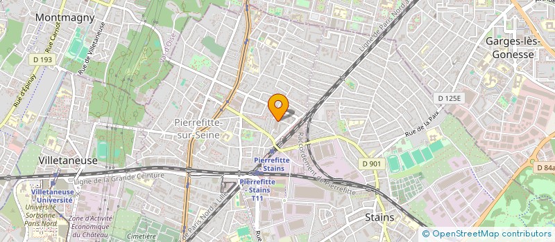 localisation de l'entreprise MONSIEUR EL-NATHAN LUZOLO à PIERREFITTE-SUR-SEINE