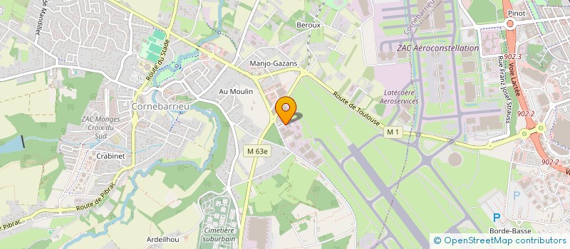 localisation de l'entreprise MONSIEUR EL OUADOUDI EL WAHBI  MONDONVILLE