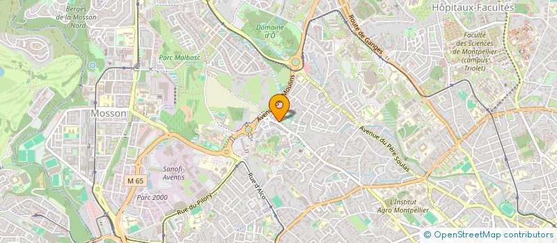 localisation de l'entreprise MONSIEUR EL OUARDANI KANSI à MONTPELLIER