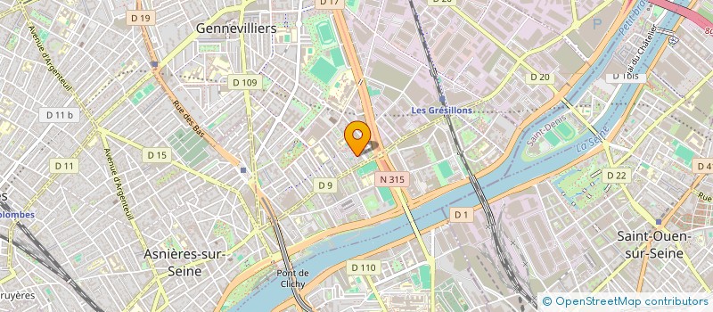 localisation de l'entreprise MONSIEUR EL OUHMAD à GENNEVILLIERS