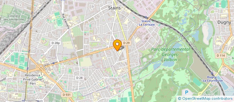 localisation de l'entreprise MONSIEUR EL RAHOU à STAINS