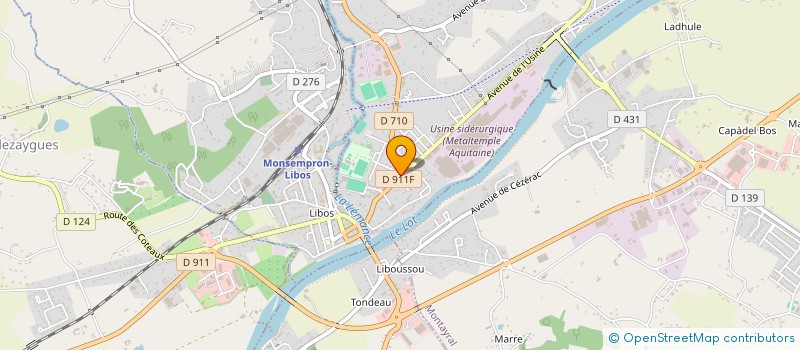 localisation de l'entreprise MONSIEUR EL RHAZOUANI QAOS  FUMEL