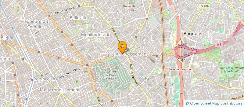 localisation de l'entreprise MONSIEUR EL SAHRANE à PARIS