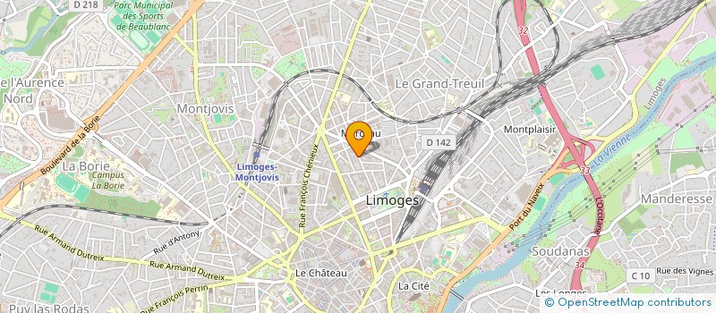 localisation de l'entreprise MONSIEUR EL SECK à LIMOGES
