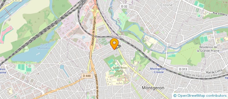 localisation de l'entreprise MONSIEUR EL SOUNNI  MONTGERON