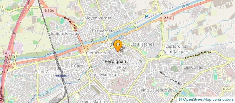 localisation de l'entreprise MONSIEUR EL SOW  PERPIGNAN