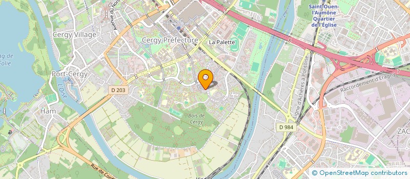 localisation de l'entreprise MONSIEUR EL SUYUTI SAID  CERGY