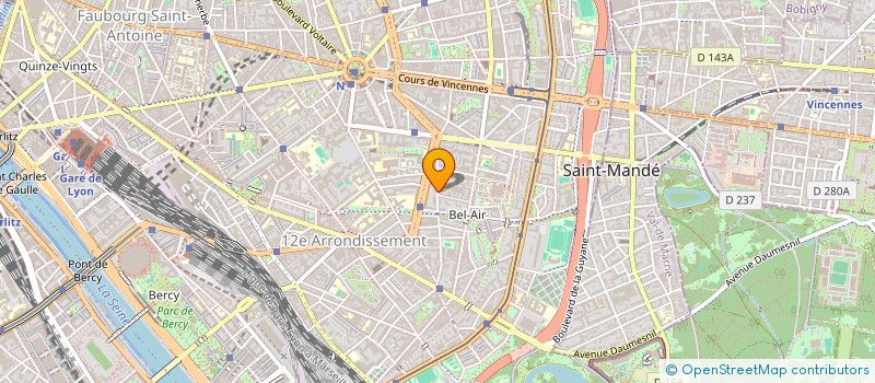 localisation de l'entreprise MONSIEUR EL SYLLA  PARIS