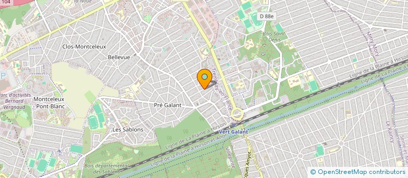 localisation de l'entreprise MONSIEUR EL-WALID IBRAHIM  VILLEPINTE