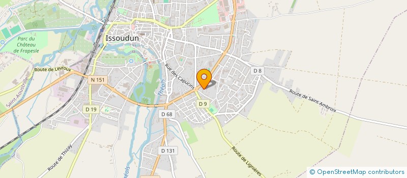 localisation de l'entreprise MONSIEUR EL-YAMANI BACAR à ISSOUDUN