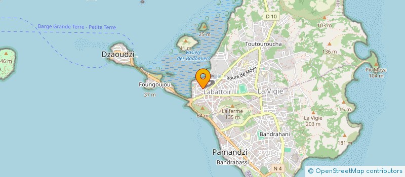 localisation de l'entreprise MONSIEUR EL-YAMINE MAHAMOUDOU à DZAOUDZI